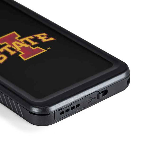 Iowa State University Primary Logo Black Galaxy S24 Waterproof Case